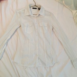 White button down